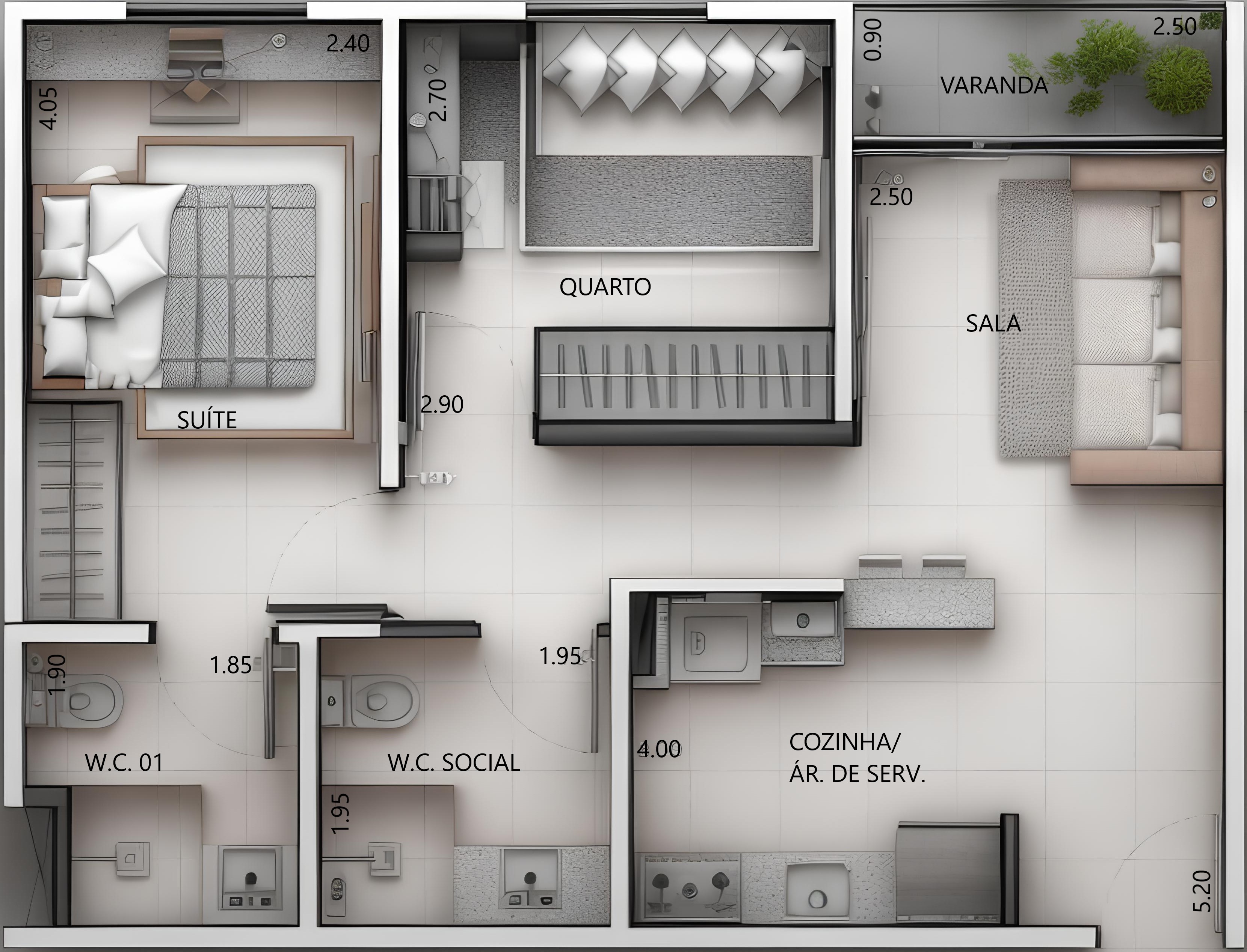 Residencial Lara Costa — planta 5